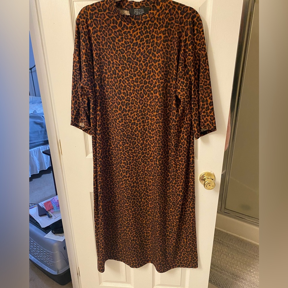 Dressed in LaLa Ozzy Dress in Leopard
